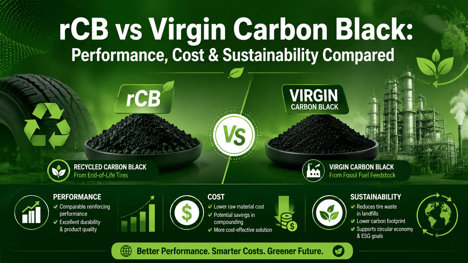 rCB vs Virgin Carbon black